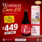 Women Care Kit (Utero-Win Syrup 200ml + She Care Juice 500 ml)
