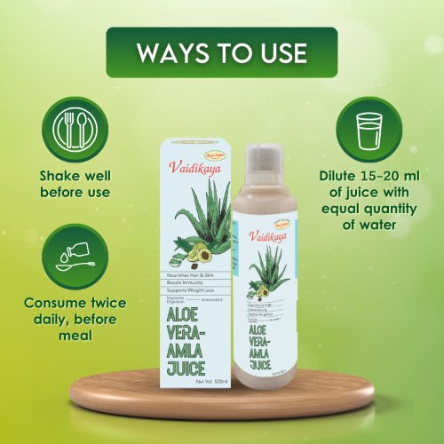 Aloe vera - Amla Juice 500 ml - Image 4